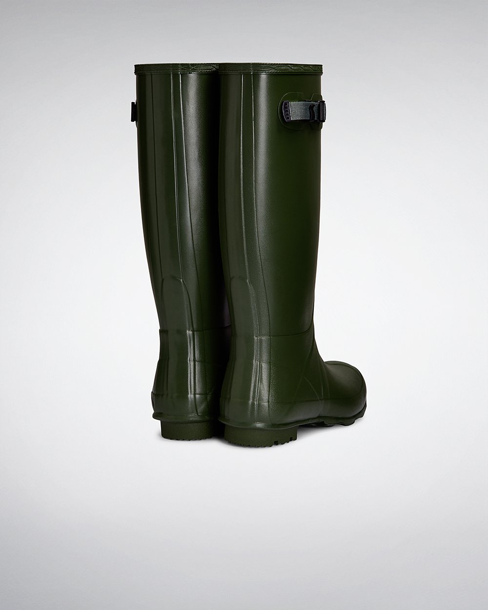 Galochas Altas Hunter Feminina Verdes - Norris Field Neoprene Lined - 29OHCKEIG
